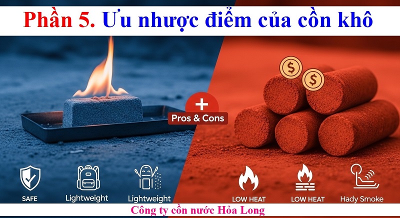Cồn nước và cồn khô loại nào tốt? So sánh chi tiết & cách chọn phù hợp